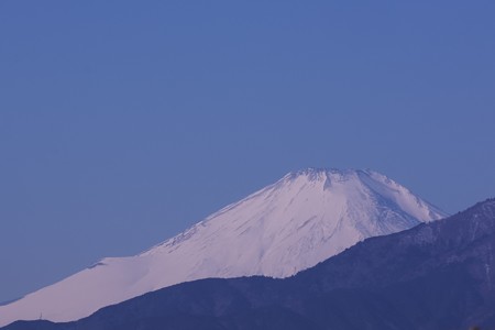 2021.01.31　駅前　富士山