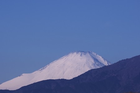 2021.02.05　駅前　富士山