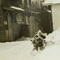Photos: 小樽の子供たち 雪遊び 1969