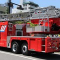 広島市消防局　30m級梯子車（後部）
