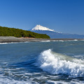 Photos: 波と富士山