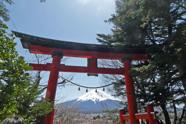 フレームにしてみる富士山