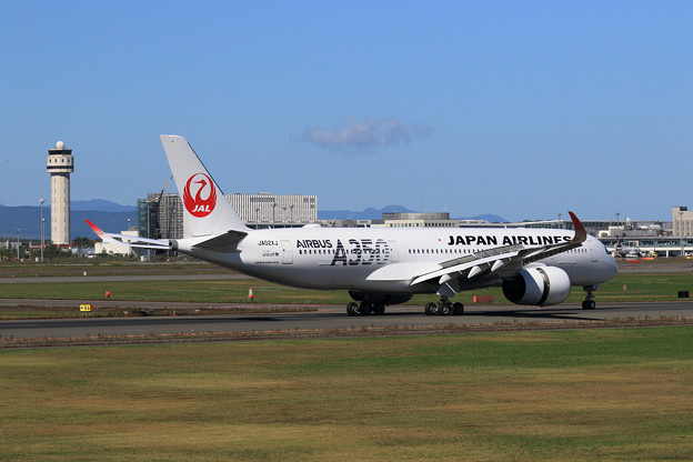 A350-900 JAL JA02XJ landing