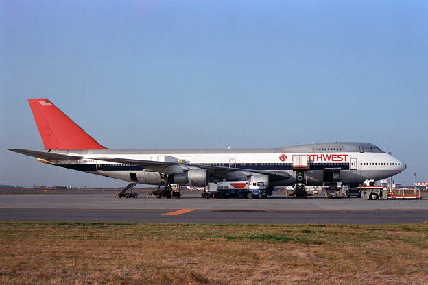 B747-251B N612US Northwest Airlines CTS 1989秋