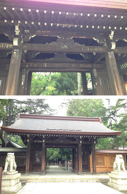 川口神社（埼玉県）神門