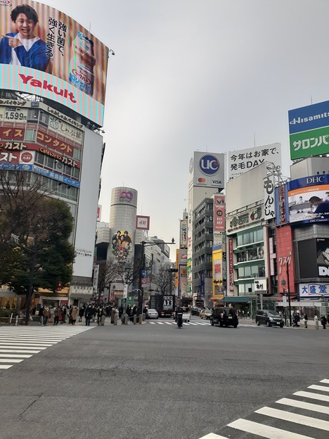 渋谷 スクランブル交差点