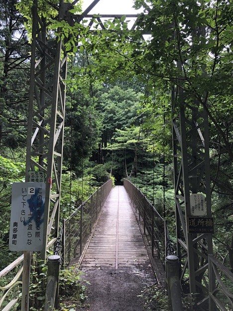 Photos: 奥多摩むかしみち　つり橋