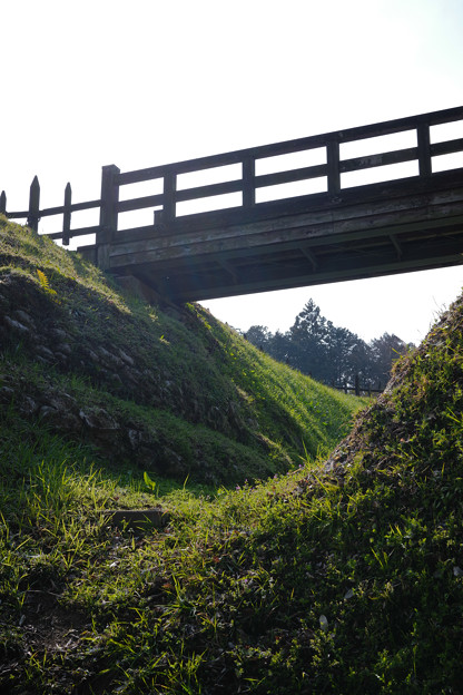鉢形城 木橋-1368