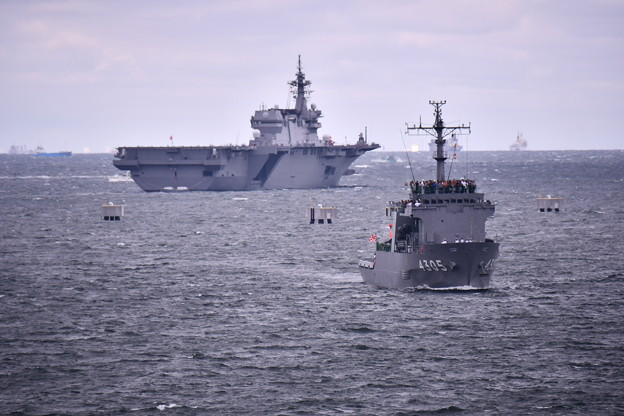 10月の撮って出し。。観艦式前のフリートウォーク週 横須賀基地一般開放 掃海艇乗船でかが見れる