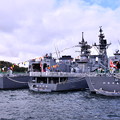 10月の撮って出し。。観艦式前のフリートウォーク週 横須賀基地一般開放 たくさんの護衛艦