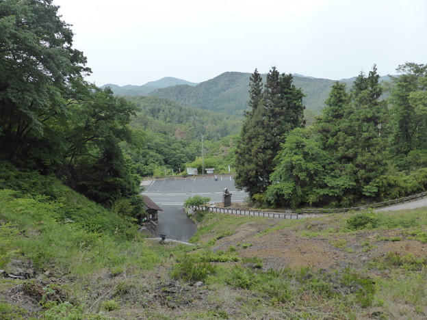 笹畝坑道出口からの眺め