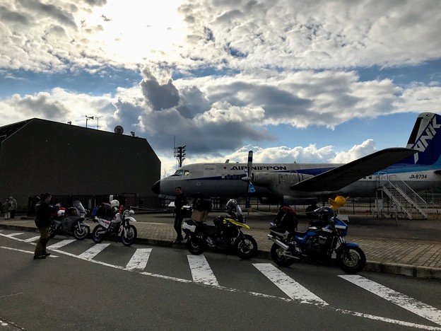 コウノトリ但馬空港でひと休み