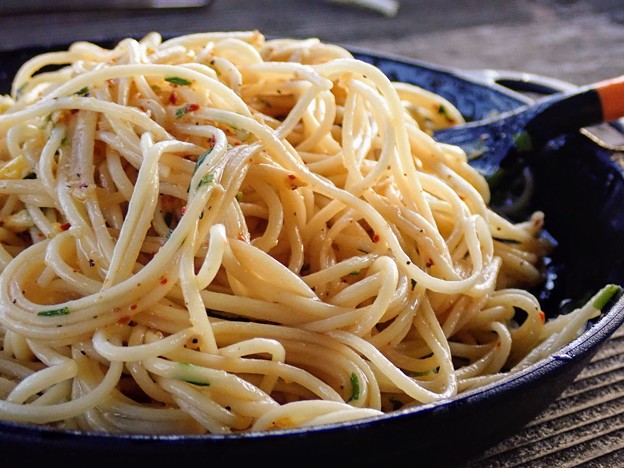 さっぱり柑橘香る醤油パスタ