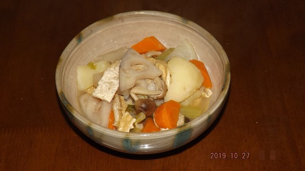2019/10/27（日）・野菜の煮物