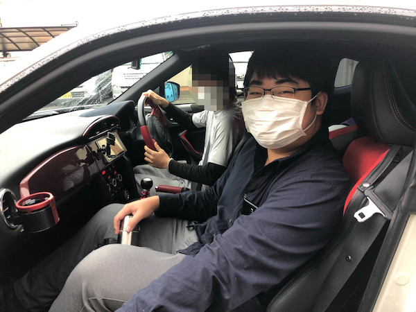 中学時代の同級生とトヨタ86で滋賀にドライブ