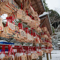Photos: 雪景色の竈門神社♪