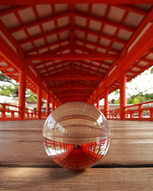 厳島神社の回廊 写真共有サイト フォト蔵