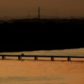 久慈川の沈下橋 竹瓦橋