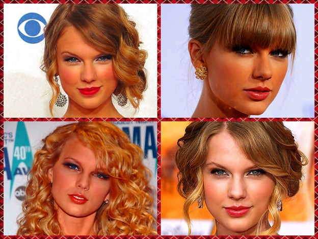 Beautiful Blue Eyes of Taylor Swift (10894)Collage