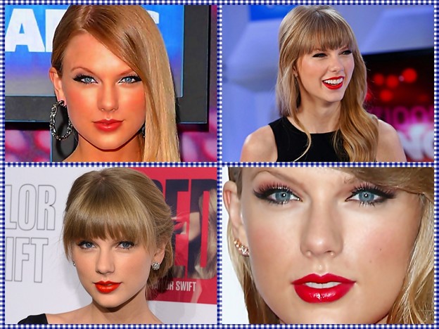 Beautiful Blue Eyes of Taylor Swift (10895)Collage