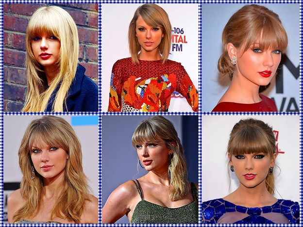 Beautiful Blue Eyes of Taylor Swift(11096) Collage
