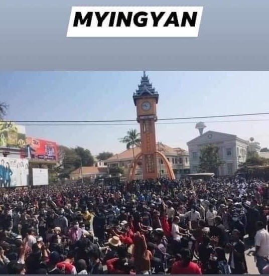 ミャンマーのデモ (19)