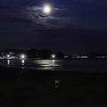 月夜の浜辺