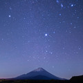 富士山と星空　精進湖にて　その４