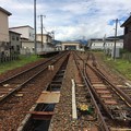 Photos: 飛騨古川駅を踏切から望む