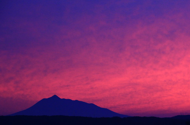 Photos: 岩木山と夕焼け01