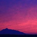 岩木山と夕焼け01