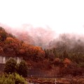 Photos: 霧に包まれる山風景