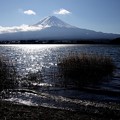 令和新年元日（令和二年）の河口湖よりの富士山３