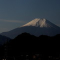 バスの車窓からの富士山