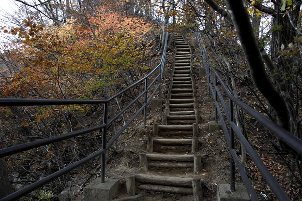 Photos: 見晴らし台への階段風景