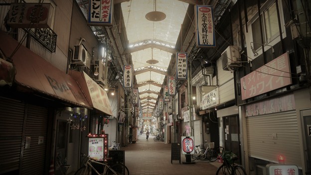 大阪西成の商店街