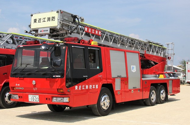 滋賀県東近江行政組合消防本部　30m級梯子車