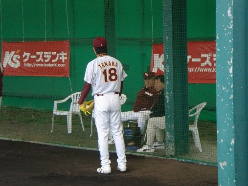 田中投手と野村監督（2008.2.10）