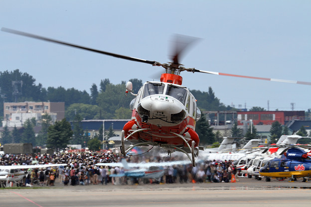 Bell 412EP JA6775 北海道防災ヘリ はまなす2号 (2)