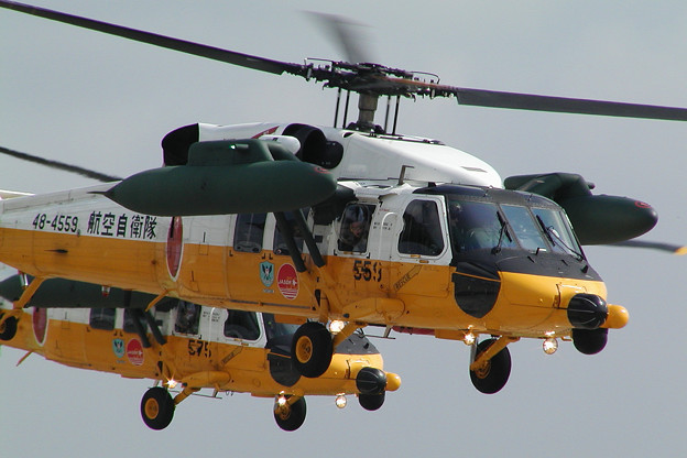 UH-60J 展示飛行 4559+4575 CTS 2004.0808(2)