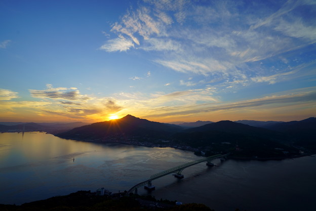 Photos: 琴石山の夕空