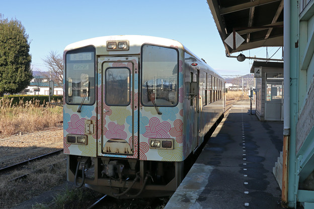 山形鉄道ＹＲ－８８０＠赤湯駅