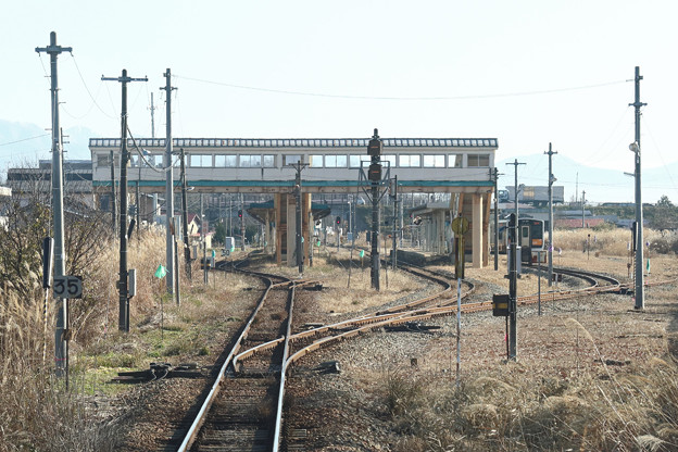 今泉駅（山形鉄道、ＪＲ米坂線）