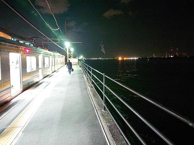 秘境駅　海芝浦からの夜景