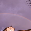 帰り道の大きな虹（1）