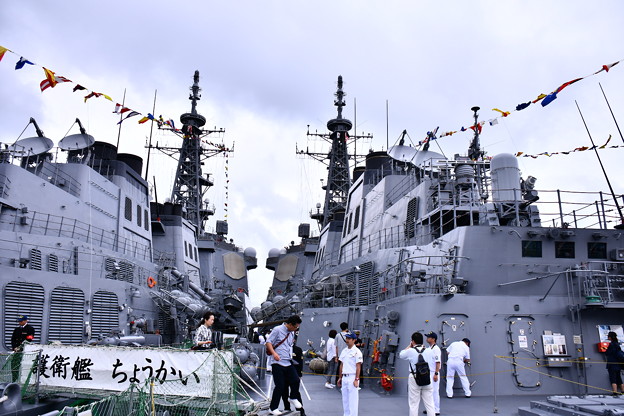 Photos: 10月の撮って出し。。観艦式前のフリートウォーク週 横須賀基地一般開放 護衛艦乗って